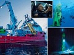 James Cameron relives his heart-stopping descent to the deepest part of the ocean in submersible just 43-inches wide
