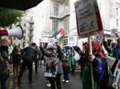 Anti-Israeli protestors take advantage of security lapse to infiltrate top UEFA dinner