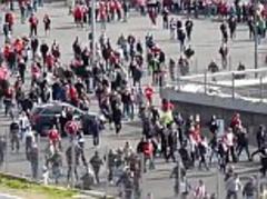 Champions League final: Fans fight in London