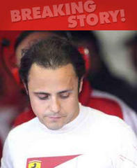 Massa unhurt but Ferrari face test