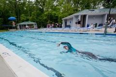 everyone in the pool! ra pools open saturday