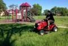 volunteers, lawn mowers hit detroit parks for marathon cleanup
